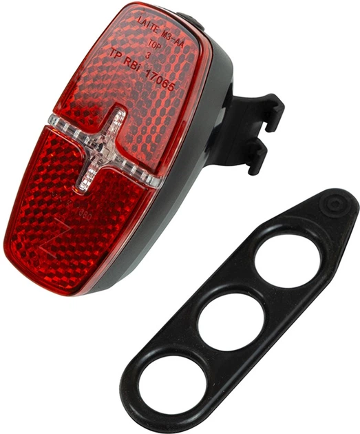 Tylna lampka rowerowa HiSmart LED 2xAAA IPX5 (HS081522) - obraz 4