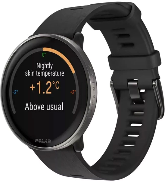 Smartwatch Polar Ignite 3 Titanium Black (725882064925) - obraz 1