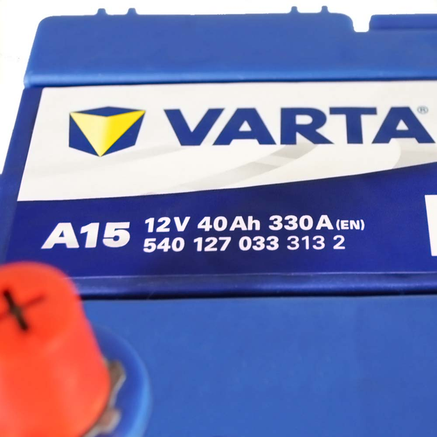 Аккумулятор автомобильный VARTA Blue Dynamic Asia (A15) 40Ah 330A L+ (B19 т. к.) - изображение 4