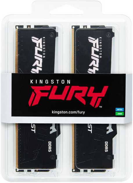 Оперативна пам'ять Kingston Fury Beast DDR5-6000 RGB 32768MB PC5-48000 (Kit of 2x16384) Black (KF560C30BBAK2-32) - зображення 7