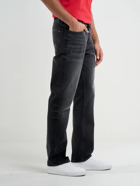 Jeansy regular fit męskie Big Star Colt W32L32 Grafitowe (5900714705176) - obraz 3