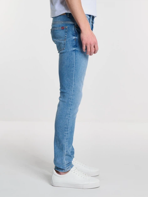 Jeansy slim fit męskie Big Star Deric W33L34 Niebieskie (5900714704322) - obraz 3