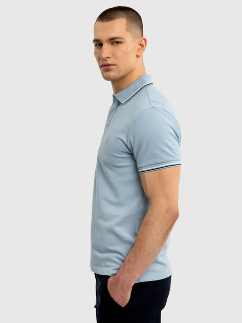Koszulka polo męska Big Star Cardi M Niebieska (5900714699703) - obraz 3