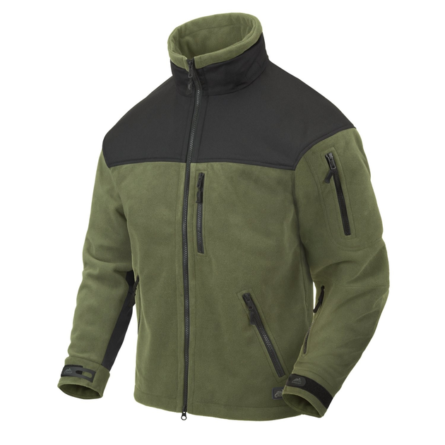 Куртка Helikon-Tex CLASSIC ARMY - Fleece Windblocker, Olive green/Black 2XL/Regular (BL-CAF-FM-16) - зображення 1
