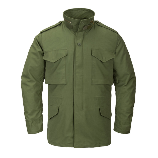 Куртка Helikon-Tex M65 - NyCo Sateen, Olive green S/Regular (KU-M65-NY-02) - изображение 2