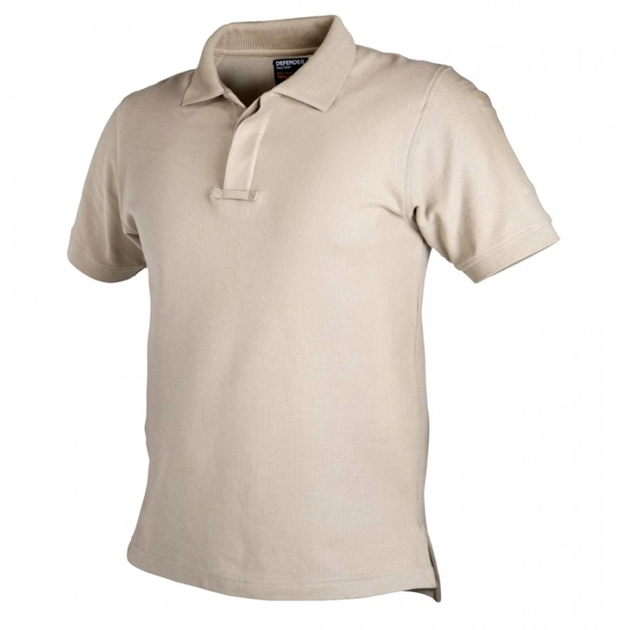 Футболка Helikon-Tex DEFENDER Polo, Khaki S/Regular (PD-DEF-CO-13) - изображение 1