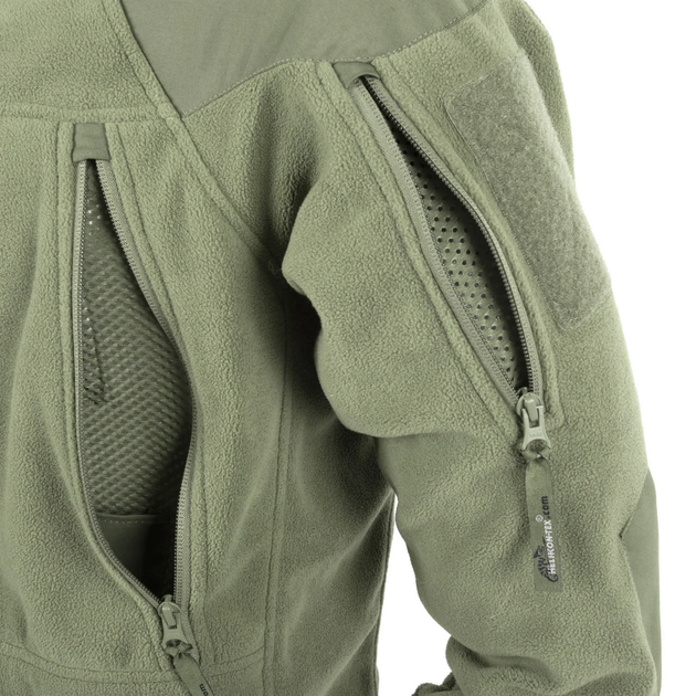 Куртка Helikon-Tex STRATUS - Heavy Fleece, Olive green XS/Regular (BL-STC-HF-02) - изображение 2