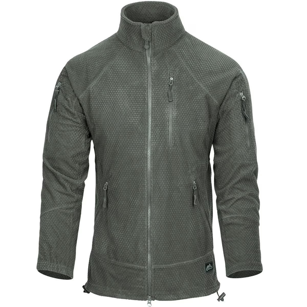 Куртка Helikon-Tex ALPHA Tactical - Grid Fleece, Foliage green XL/Regular (BL-ALT-FG-21) - изображение 2