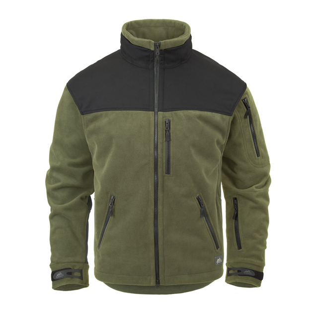Куртка Helikon-Tex CLASSIC ARMY - Fleece Windblocker, Olive green/Black S/Regular (BL-CAF-FM-16) - изображение 2