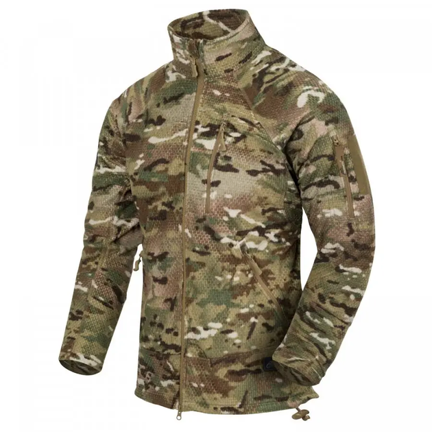 Куртка Helikon-Tex ALPHA Tactical - Grid Fleece, Camogrom S/Regular (BL-ALT-FG-14) - изображение 1