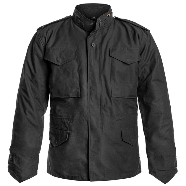 Куртка Helikon-Tex M65 - NyCo Sateen, Black 2XL/Long (KU-M65-NY-01) - зображення 2