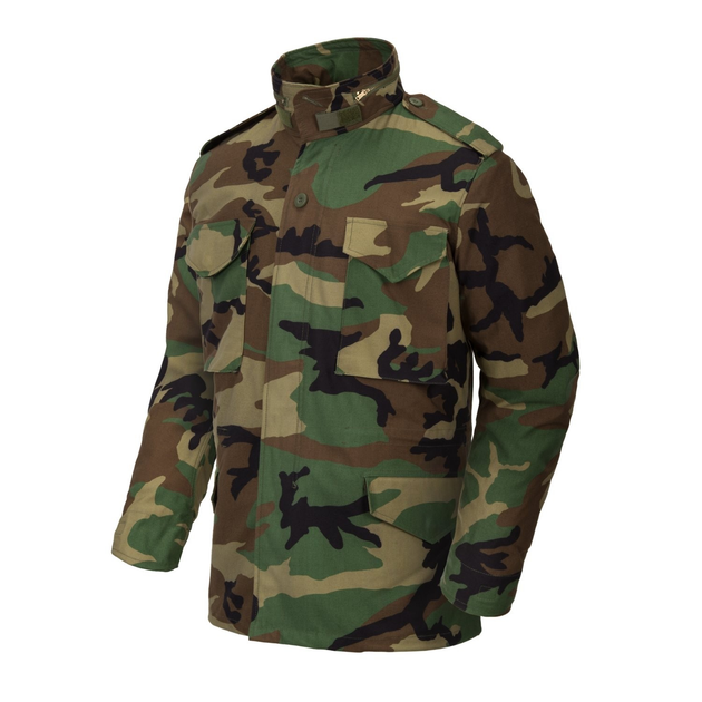 Куртка Helikon-Tex M65 - NyCo Sateen, US Woodland 2XL/Long (KU-M65-NY-03) - изображение 1