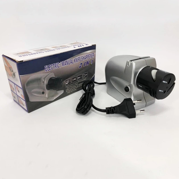 Електрична точила для ножів та ножиць ELECTRIC SHARPENER 220В, Електронна точила для заточування ножів - Фото 4 Електрична точила для ножів та ножиць ELECTRIC SHARPENER 220В, Електронна точила для заточування ножів - зображення 4
