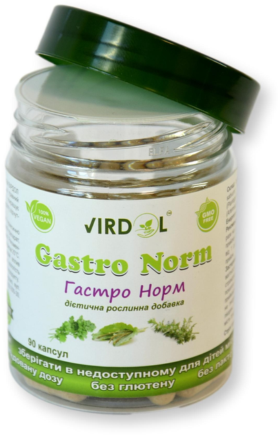 Лечебно-профилактическая растительная добавка Virdol Гастро Норм Gastro Norm (4820277820073) - изображение 2