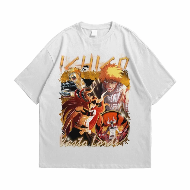 Футболка с принтом Аниме Bleach kurosaki ichigo vasto lorde L Белый Ф Ан037-Б L - изображение 2