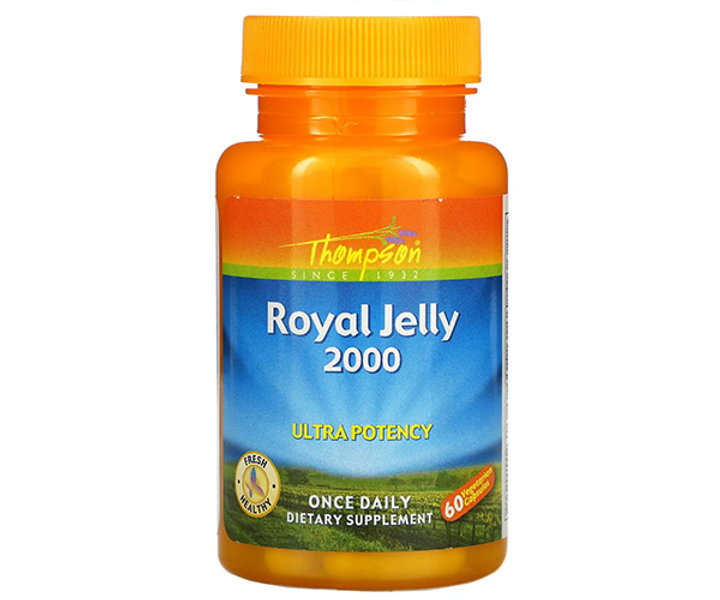 Пчелине маточне молочко Thompson (Royal jelly) 2000 мг 60 капсул THO19350 - зображення 1