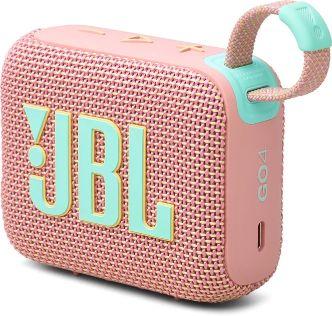Портативна колонка JBL Go 4 4.2W Pink (JBLGO4PINK) - Фото 2 Портативна колонка JBL Go 4 4.2W Pink (JBLGO4PINK) - зображення 2