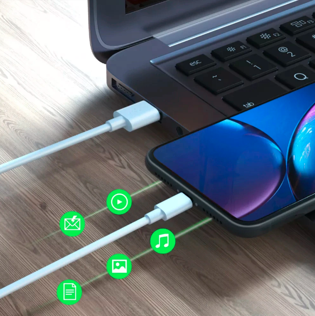 Кабель OPPO SuperVOOC USB Type-C 65W 1,5м Білий - Фото 8 Кабель OPPO SuperVOOC USB Type-C 65W 1,5м Білий - зображення 8