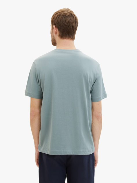 Футболка Tom Tailor T-SHIRT WITH A LOGO PRIN XXL Блакитний 1040988-27475 - Фото 2 Футболка Tom Tailor T-SHIRT WITH A LOGO PRIN XXL Блакитний 1040988-27475 - изображение 2