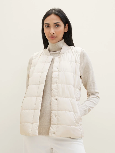 Безрукавка Tom Tailor Lightweight Weste L Білий 1039268-27609 - зображення 2