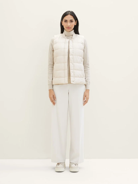 Безрукавка Tom Tailor Lightweight Weste L Білий 1039268-27609 - зображення 4