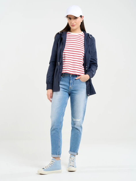 Kurtka wiatrówka damska Big Star Mira L Granatowa (5900714701437) - obraz 4