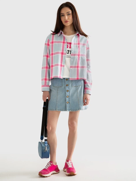 Koszula damska Big Star Sendi S Niebieska (5900714714628) - obraz 5