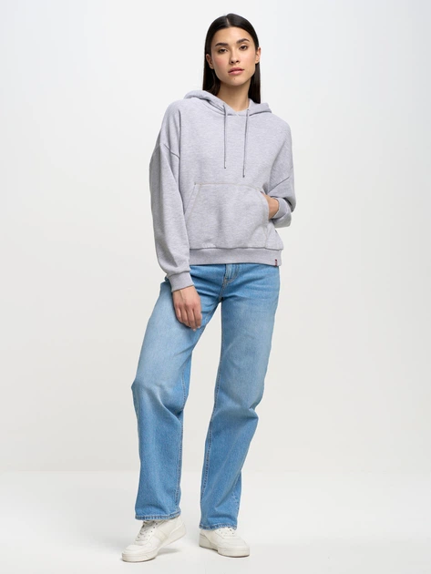 Худі жіноче Big Star Susana 2XL Сіре (5900714640958) - зображення 3