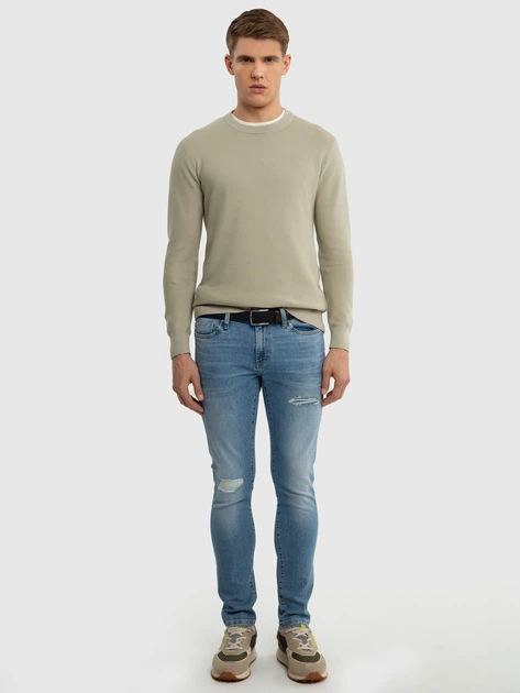 Sweter męski bawełniany Big Star Raidat L Zielony (5900714698270) - obraz 4