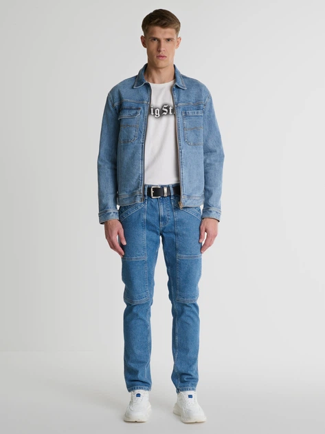 Куртка джинсова чоловіча Big Star Karil 2XL Блакитна (5900714710965) - зображення 4