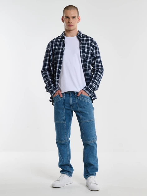 Jeansy regular fit męskie Big Star Rikus W36L32 Niebieskie (5900714709662) - obraz 5