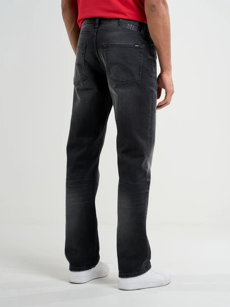 Jeansy regular fit męskie Big Star Colt W36L34 Grafitowe (5900714706029) - obraz 2