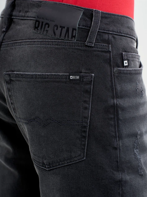 Jeansy regular fit męskie Big Star Colt W32L32 Czarne (5900714705176) - obraz 6