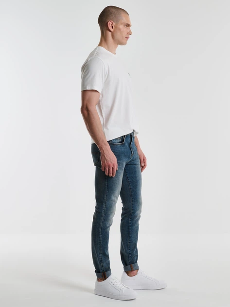 Jeansy slim fit męskie Big Star Ervad W28L32 Granatowe (5900714709440) - obraz 4