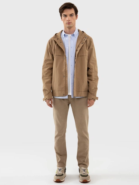 Jeansy regular fit męskie Big Star Joggse 2XL Beżowe (5900714764968) - obraz 5