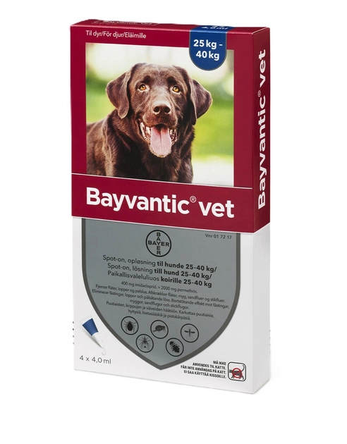 Krople roztoczy Bayvantic Vet dla psów 25-40 kg (7046260172173) - obraz 1