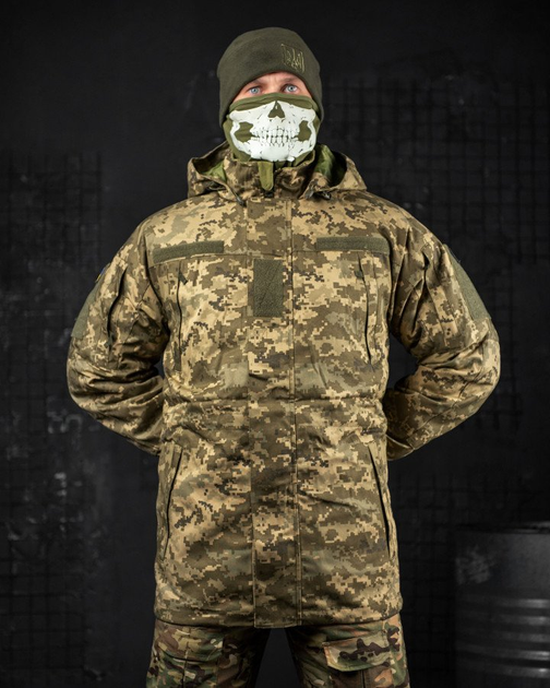Зимова верхня захисна куртка вітровологозахисна 0 XL - зображення 1