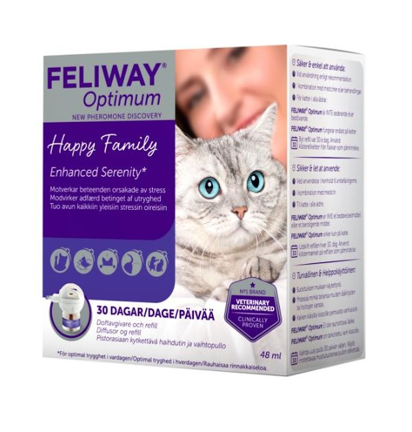 Aromatyczny dyfuzor dla kotów Feliway Optimum diffusor 48 ml (3411113037369) - obraz 1