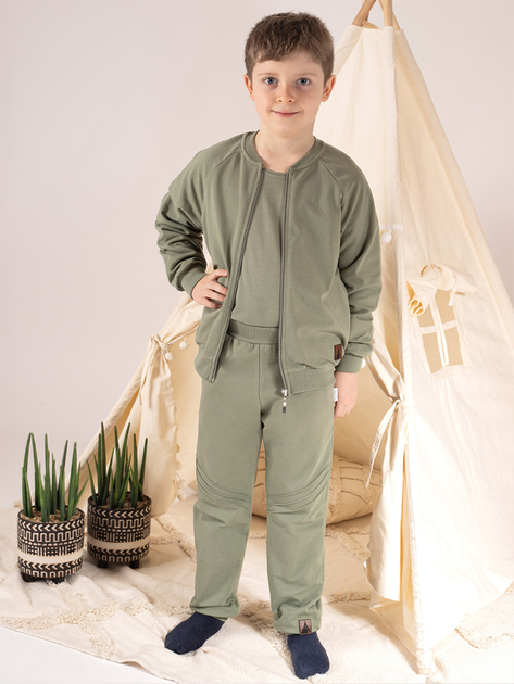 Spodnie sportowe dla dzieci Nicol 206275 56 cm Zielone (5905601019428) - obraz 2