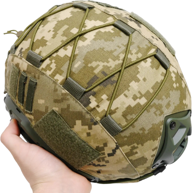 Кавер на шлем Кіборг FAST-1 MM-14 Cordura Pixel (k7023) - Фото 6 Кавер на шлем Кіборг FAST-1 MM-14 Cordura Pixel (k7023) - изображение 6