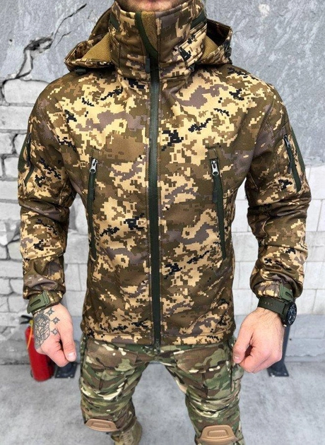 Тактична куртка софтшел kord second generation pixel 0 S - зображення 1