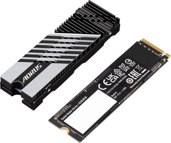 Dysk SSD Gigabyte Aorus Gen4 7300 2TB M.2 NVMe PCIe 4.0 x4 3D NAND (TLC) (AG4732TB) - obraz 2