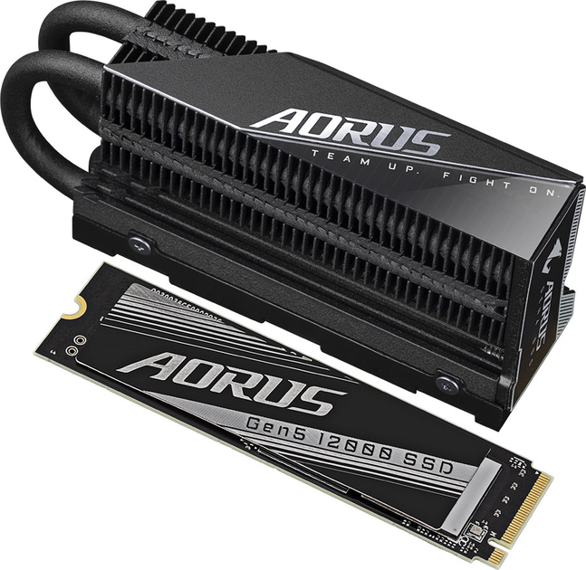 Dysk SSD Gigabyte Aorus Gen5 12000 2TB M.2 NVMe 2.0 PCIe 5.0 x4 3D NAND (TLC) (AG512K2TB) - obraz 2