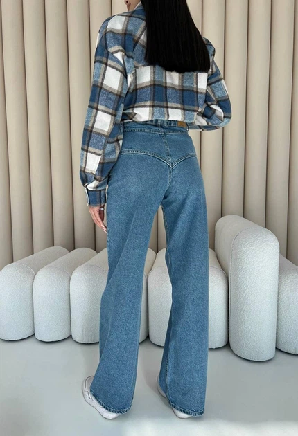 Стильные женские джинсы Jean TM Larionoff 42 синий (Jean) - изображение 3