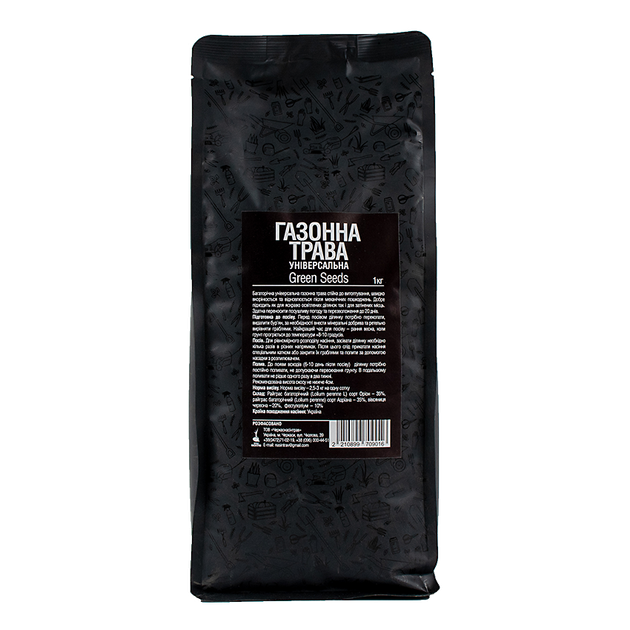Газонная трава универсальная Green Seeds пакет 1кг - Фото 4 Газонная трава универсальная Green Seeds пакет 1кг - изображение 4