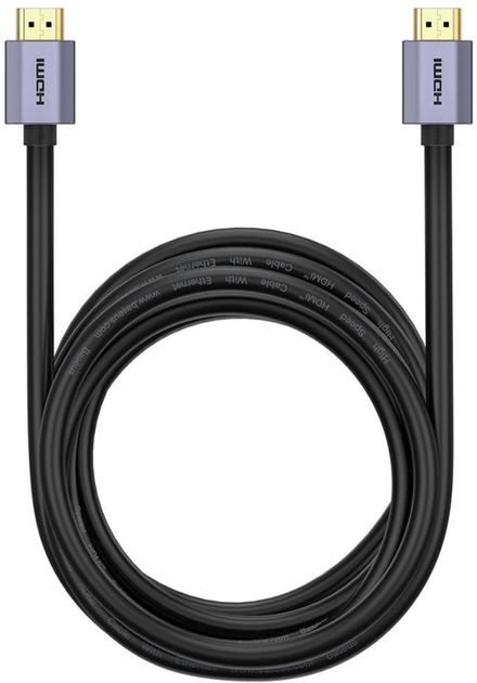 Kabel Baseus High Definition HDMI - HDMI 5 m Black (WKGQ020401) - obraz 1