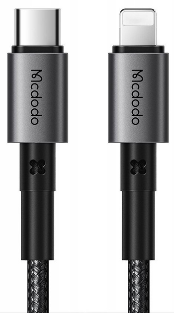 Kabel Mcdodo USB Type-C - Lightning 1.2 m Black (CA-2850) - obraz 1