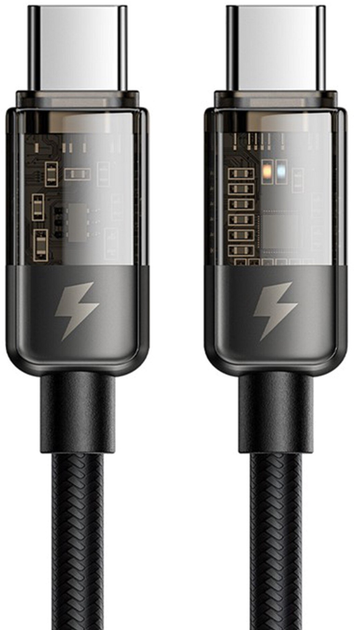 Kabel Mcdodo USB Type-C - USB Type-C 1.8 m Black (CA-2841) - obraz 1