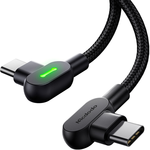Kabel Mcdodo USB Type-C - USB Type-C 2 m Black (CA-8081) - obraz 1