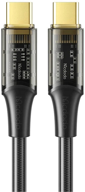 Kabel Mcdodo USB Type-C - USB Type-C 1.2 m Black (CA-2110) - obraz 1